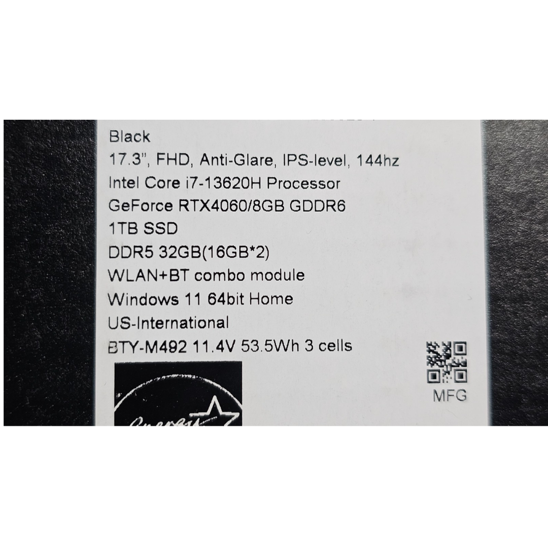 MSI Katana 17 B13VFK